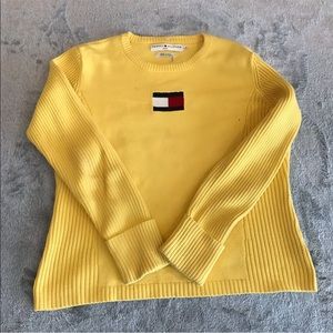 Yellow Tommy Hilfiger Sweater
